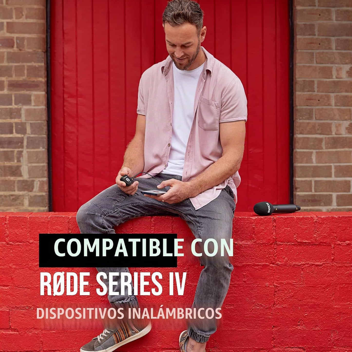 RØDE Interview PRO Micrófono de condensador de mano inalámbrico con...