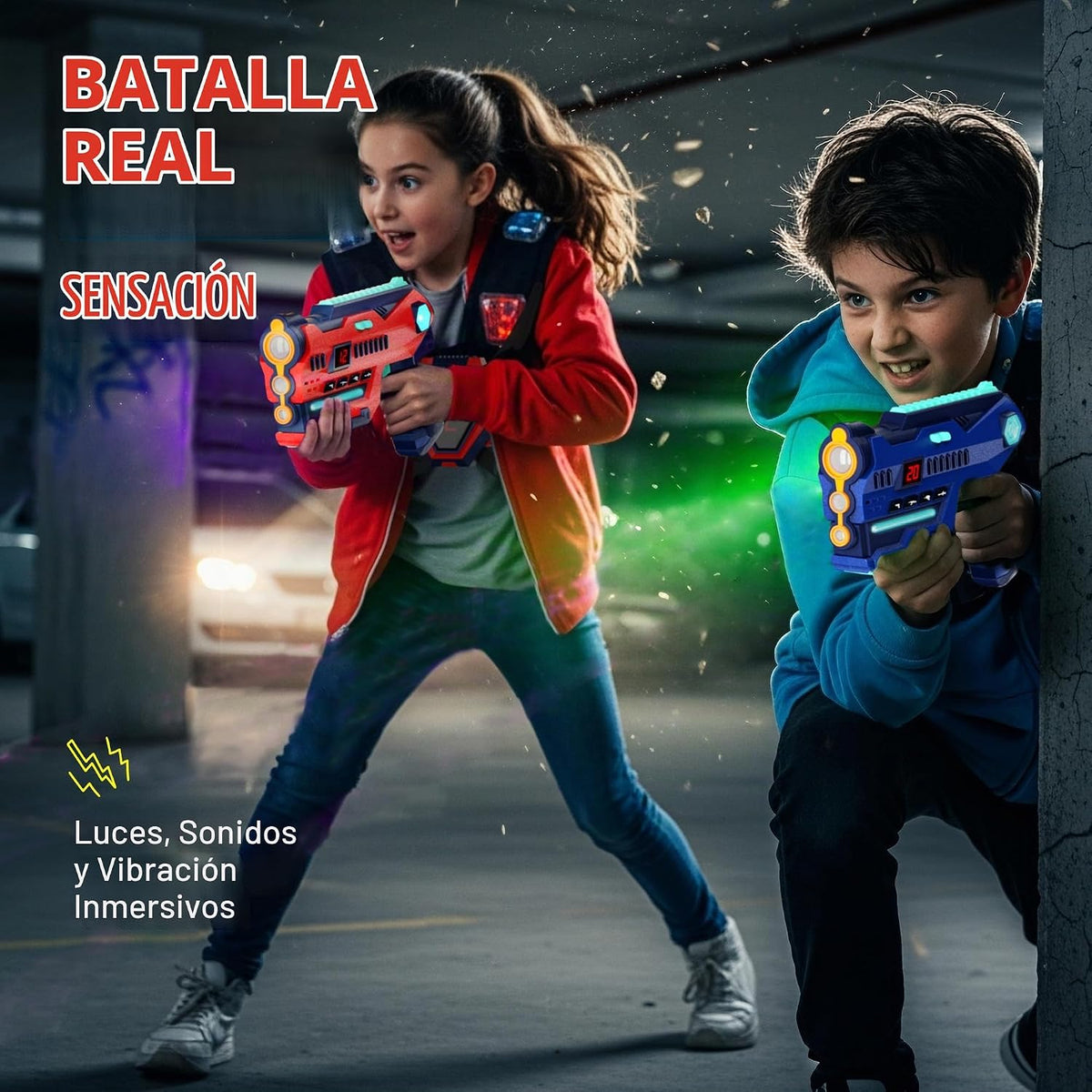 Halo Sport Laser Tag Juego de 6 \u2013 Regalos para niños de 8 a 12...