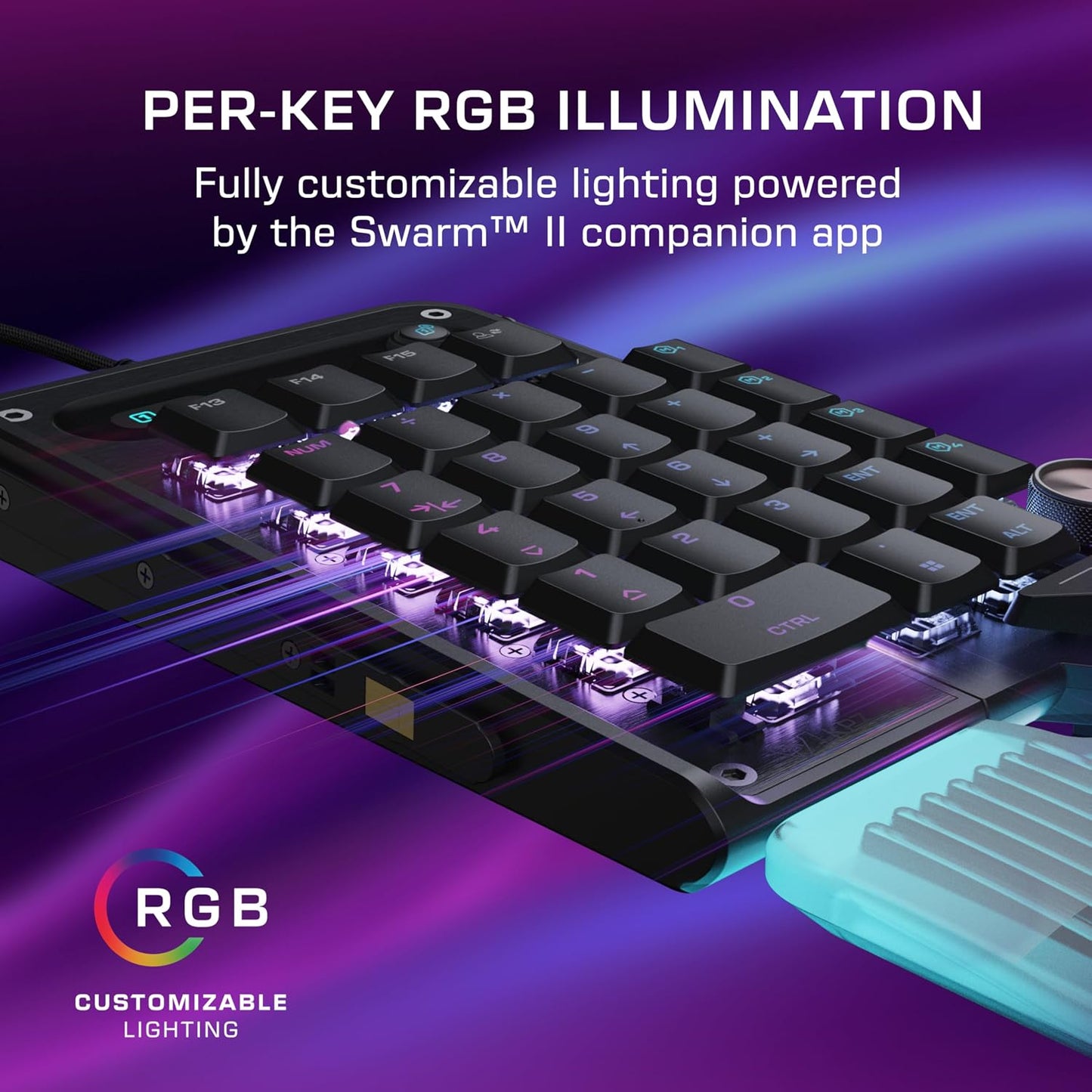 Turtle Beach Command Series KP7 - Teclado para juegos - Diseño prog...