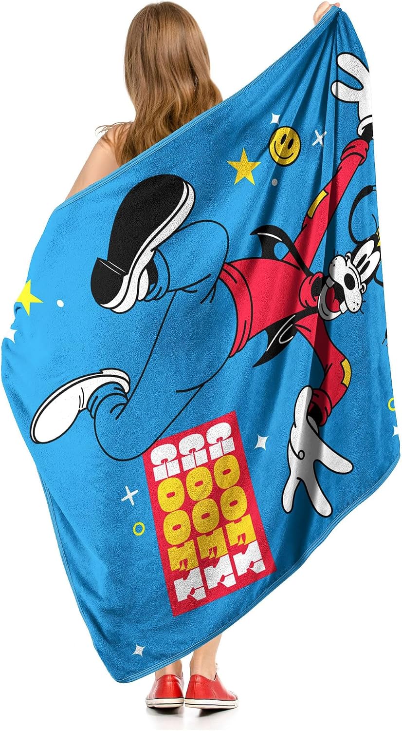 Manta Micro Raschel de Mickey Mouse del Noroeste, 46 x 60 pulgadas,...