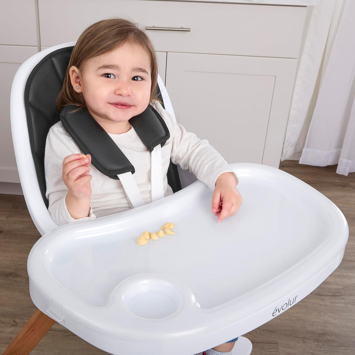 Evolur Zoodle - Silla alta 2 en 1 para bebé y niño pequeño, silla a...