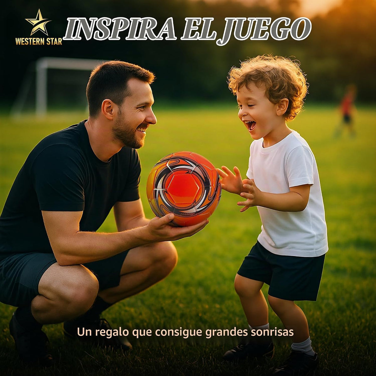 Western Star Balón de fútbol Helix- Tamaño 3 4 5 \u2013 Pelotas de...