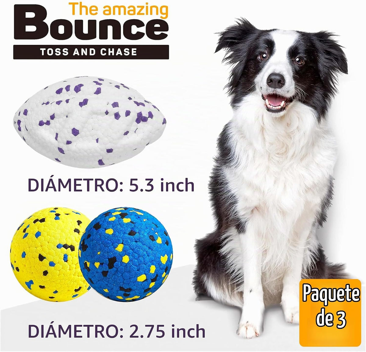 Kimee Pelotas para Perros Pelotas de Tenis para Perros Mejoradas pa...