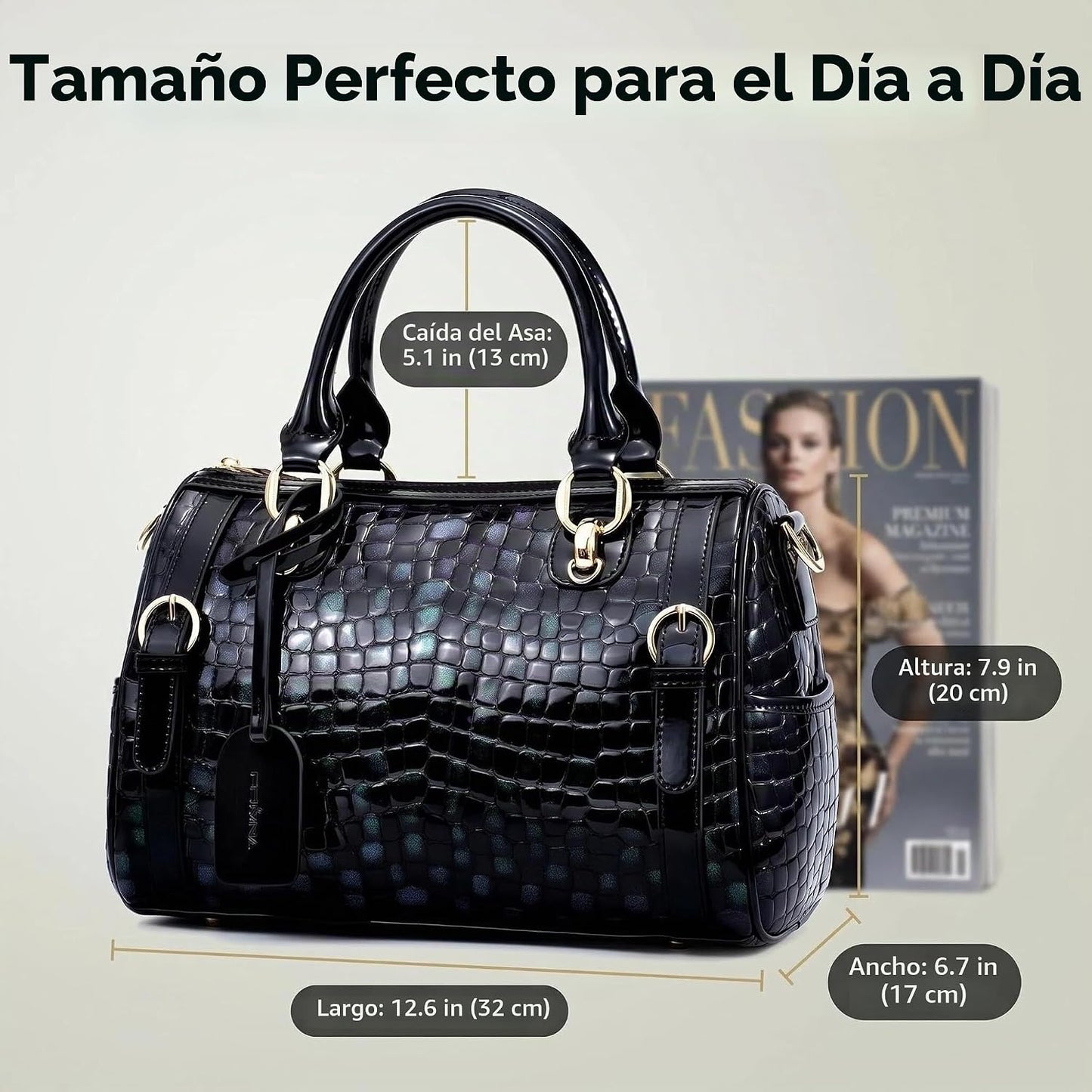 FEIMINA Monederos de cuero genuino para mujer, bolsos de diseñador...
