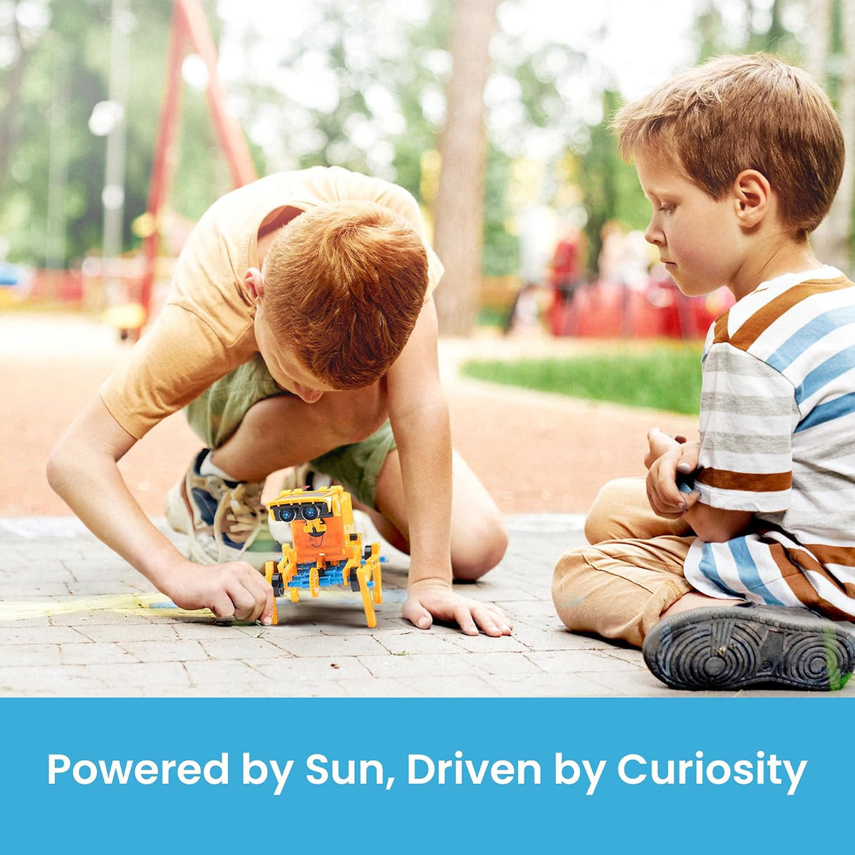 Sillbird Kit de robot de construcción solar, regalo STEM para niños...