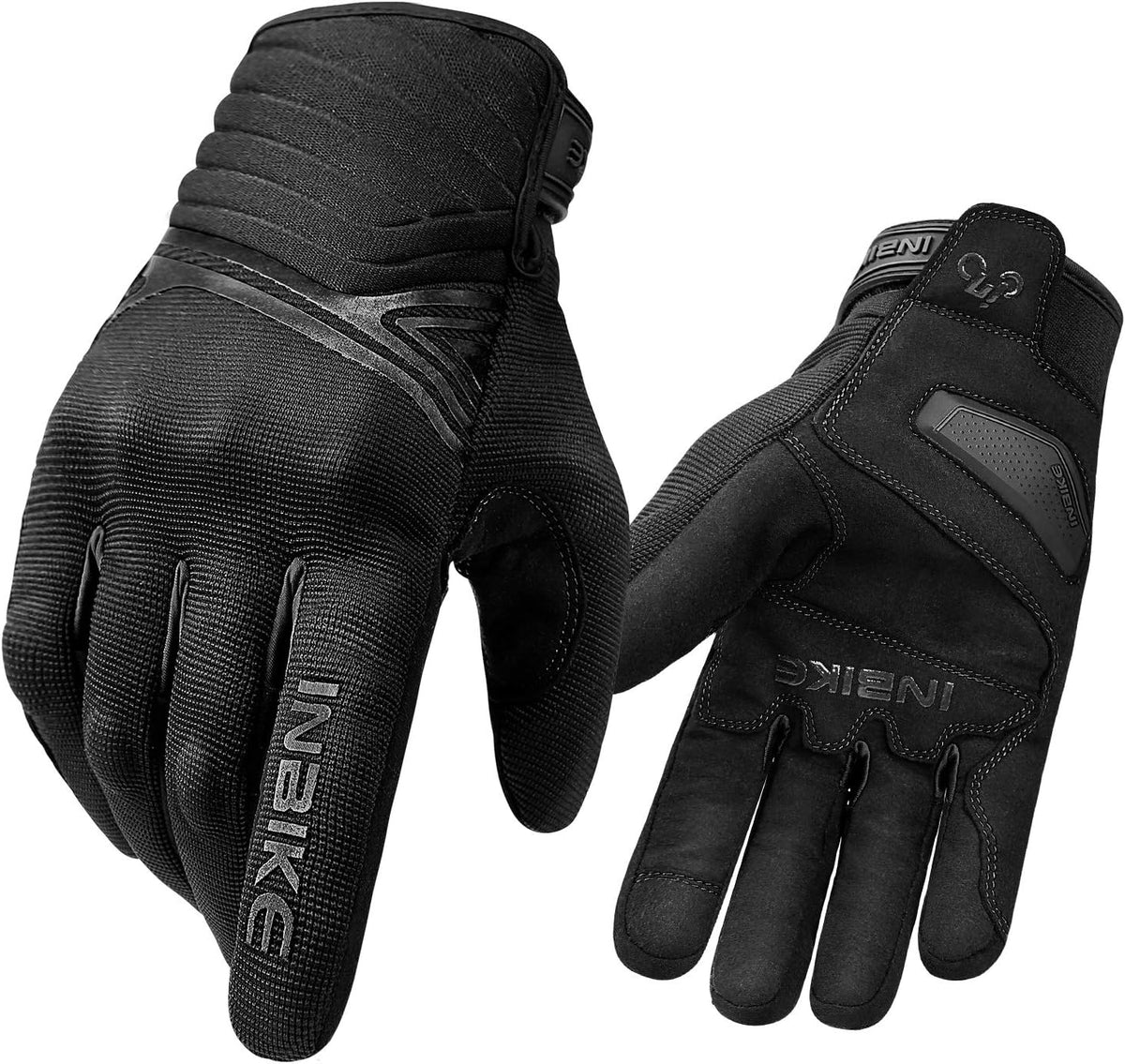 INBIKE - Guantes de invierno con forro polar térmico para motocicle...