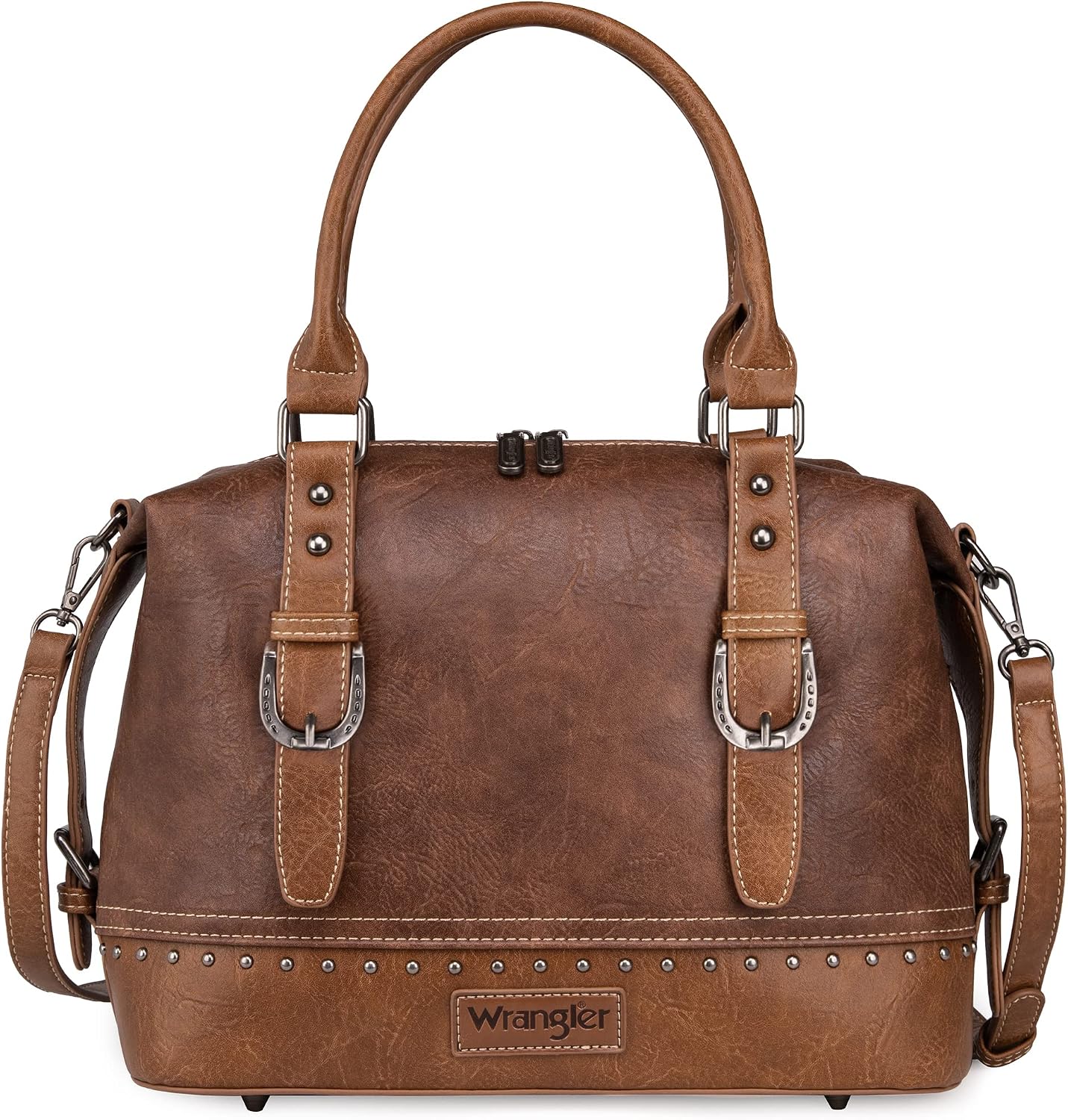 Wrangler Doctor Bag Bolso de mano con asa superior, bolso Hobo de h...