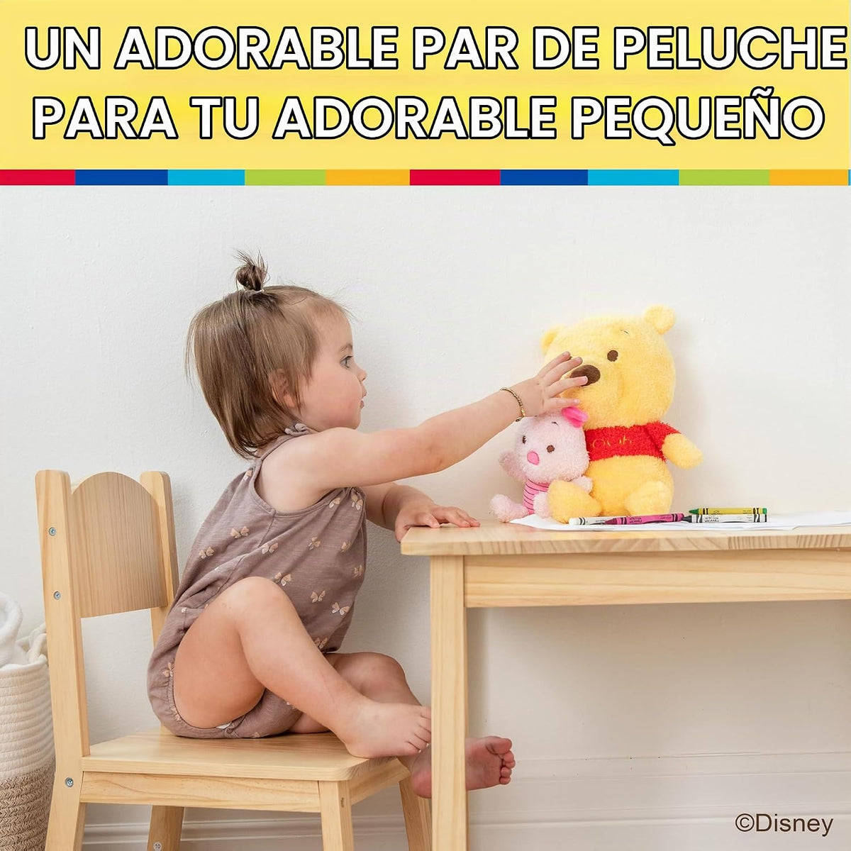Kids Preferred Disney Baby Winnie The Pooh - Peluche coleccionable...