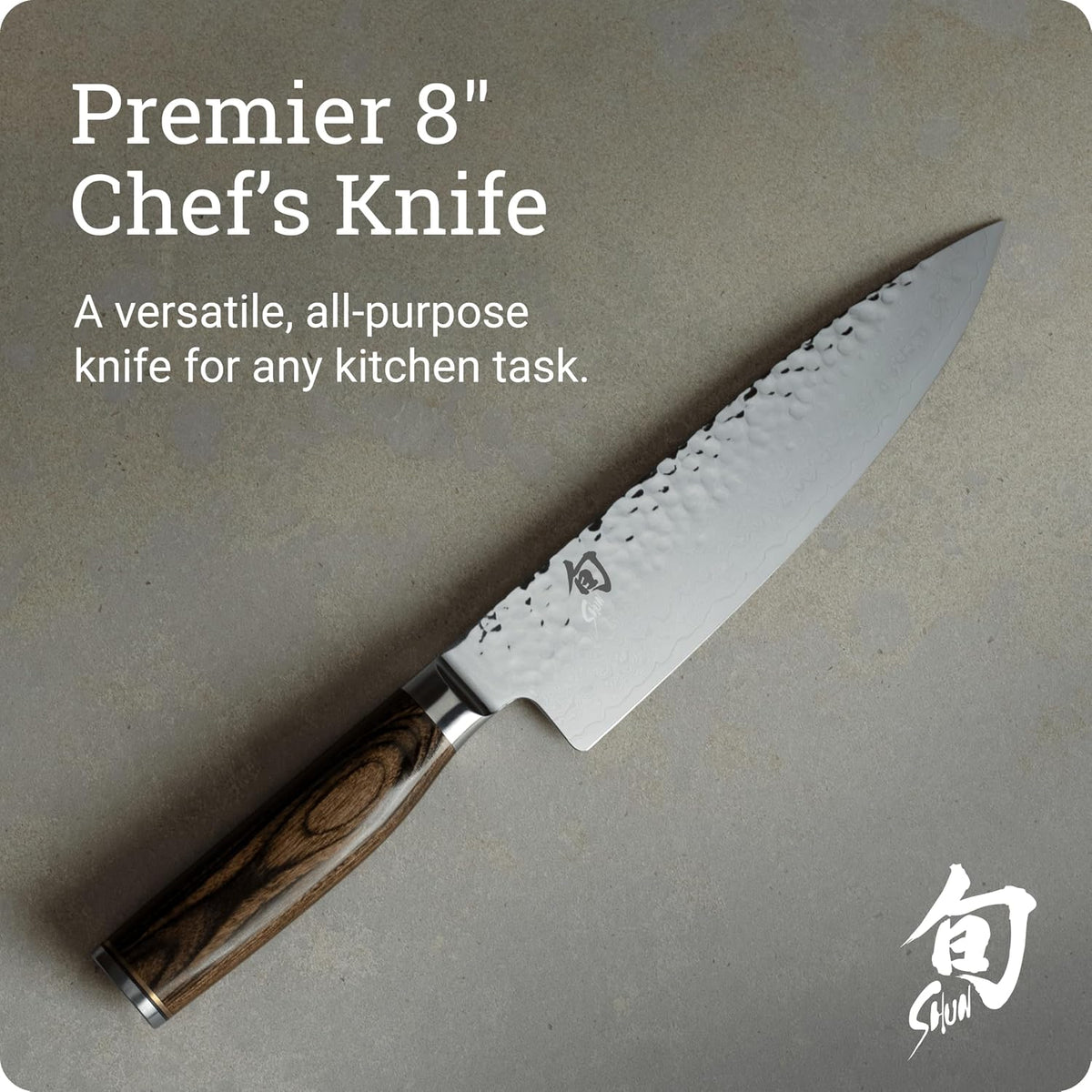 Shun Premier - Cuchillo de chef de 8 pulgadas, cuchillo de cocina j...