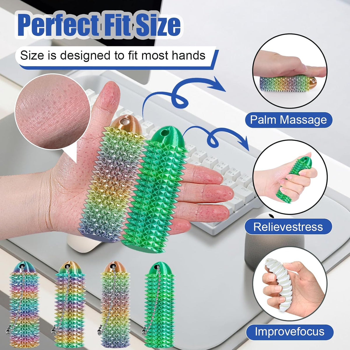 Little Ouchies - Fidget para adultos para aliviar la ansiedad, rega...
