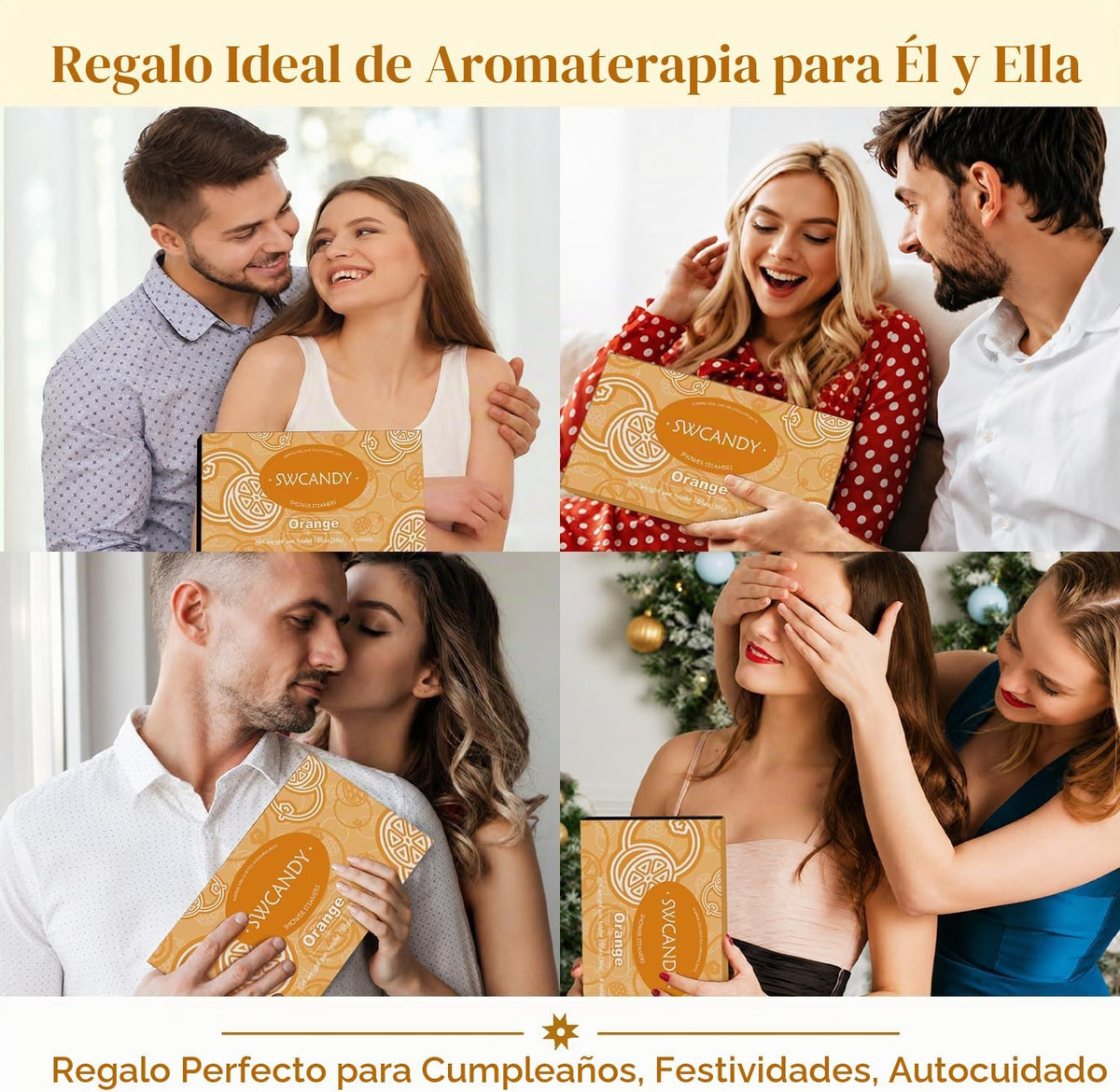 SWCANDY Vaporizadores de ducha de aromaterapia, regalos de cumpleañ...