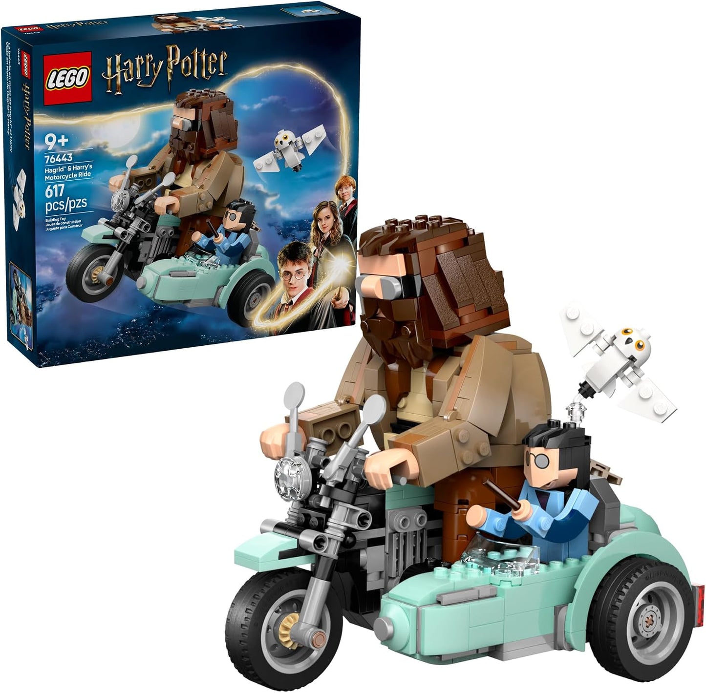 LEGO Harry Potter - Paseo en motocicleta de Hagrid y Harry - Juguet...