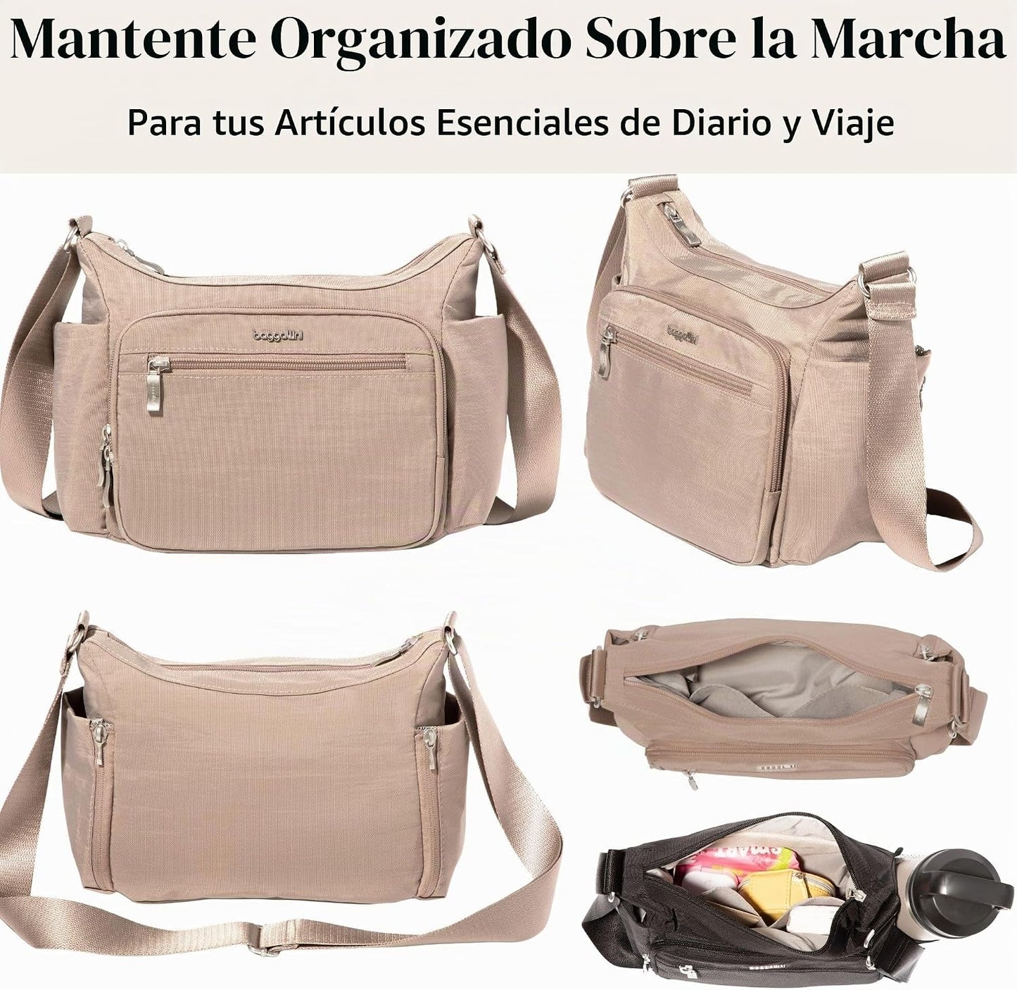 Baggallini Crosstown Hobo Crossbody