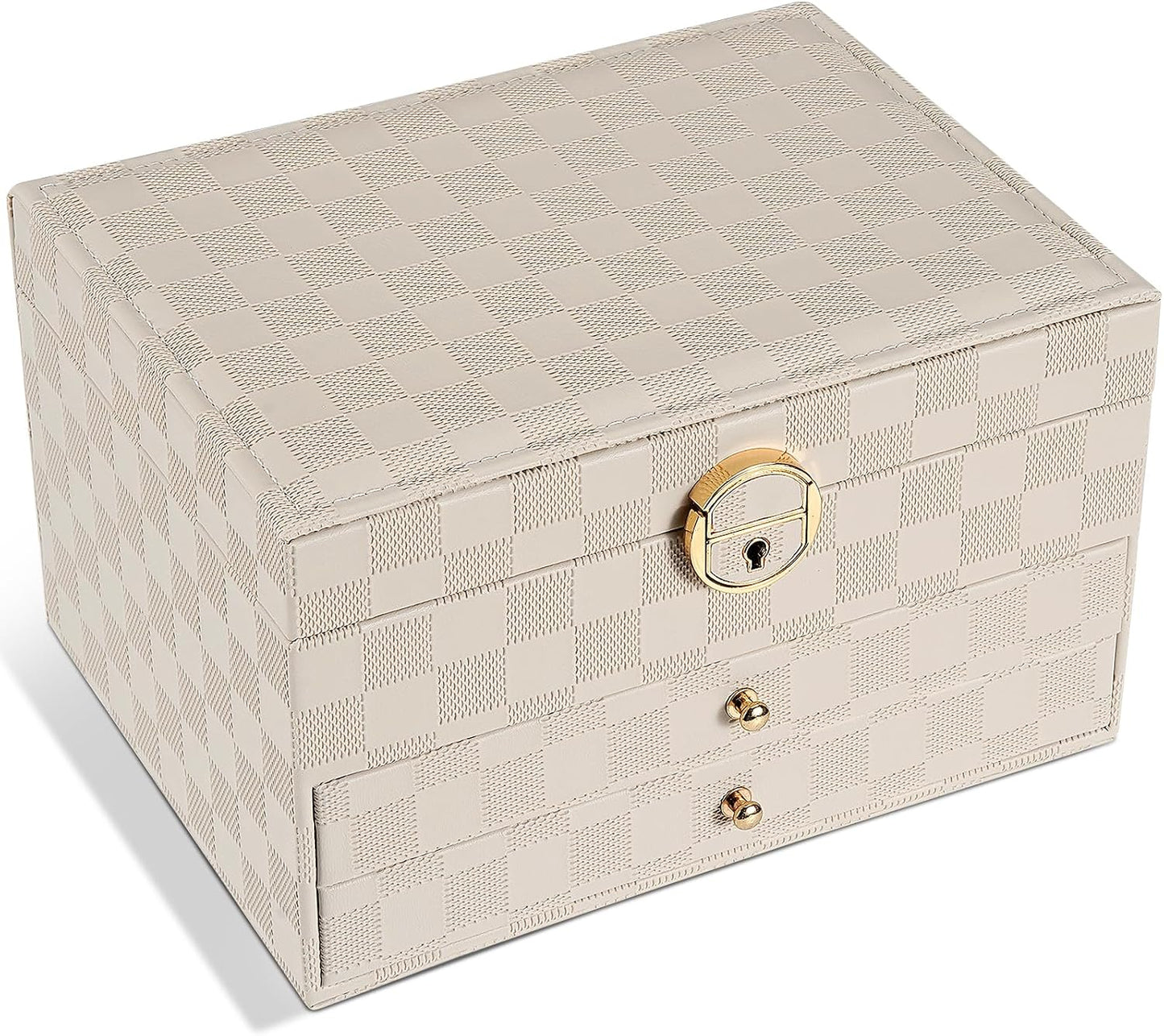 GUOER Caja de Joyas para Mujeres Niñas Esposas - Organizador de Joy...
