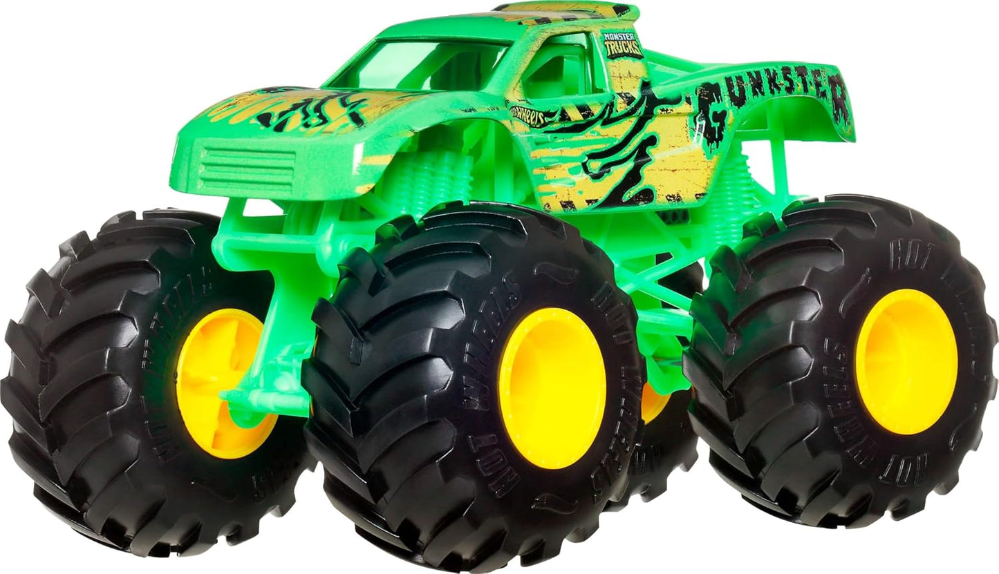 Hot Wheels Monster Trucks, camión monstruo de gran tamaño, camión d...
