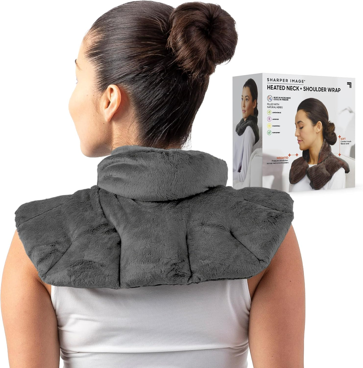 Sharper Image Envoltura térmica para cuello y hombros \u2013 Almoha...