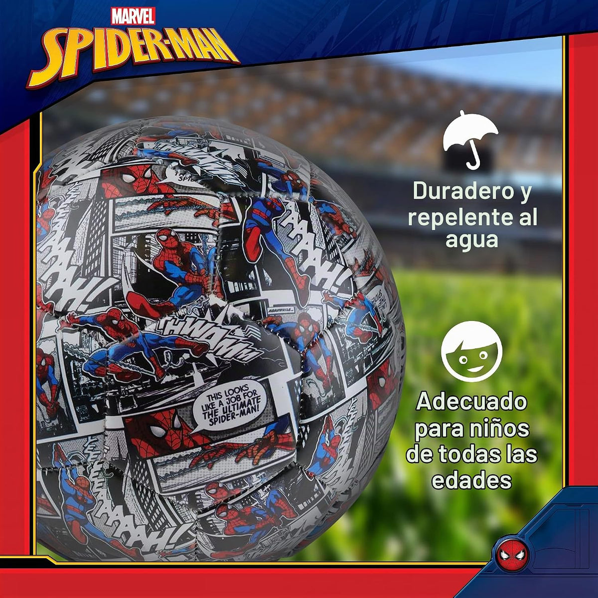Capelli Sport Pelota de fútbol Marvel Spider-Man