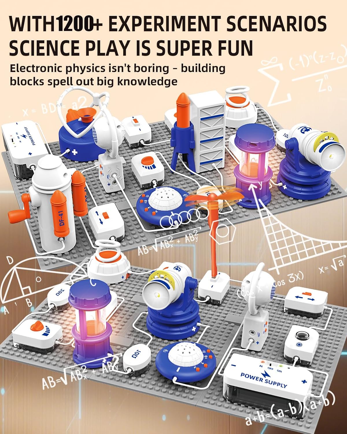 Kits de ciencia STEM para niños, kit de exploración de electrónica,...