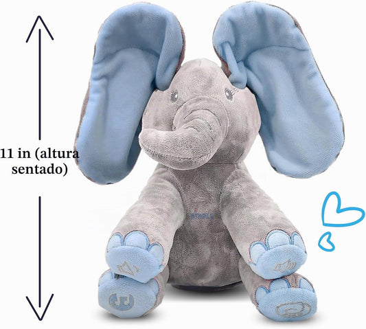 Dimple Kyle Elefante de peluche juguete animado - Elefante azul can...