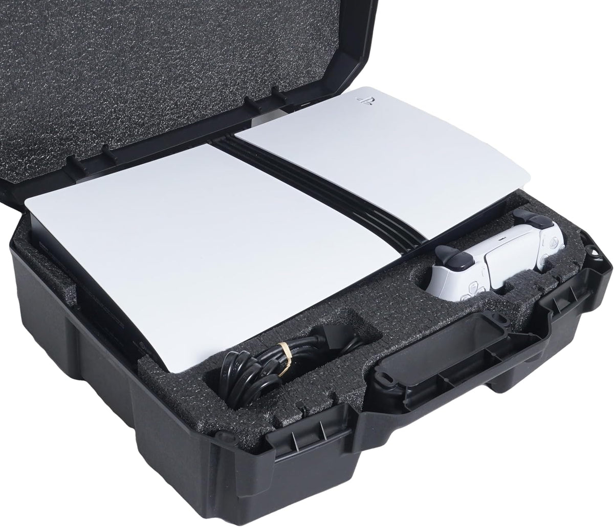 Case Club Funda para PlayStation 5 Pro. Precortada, ligera, protectora