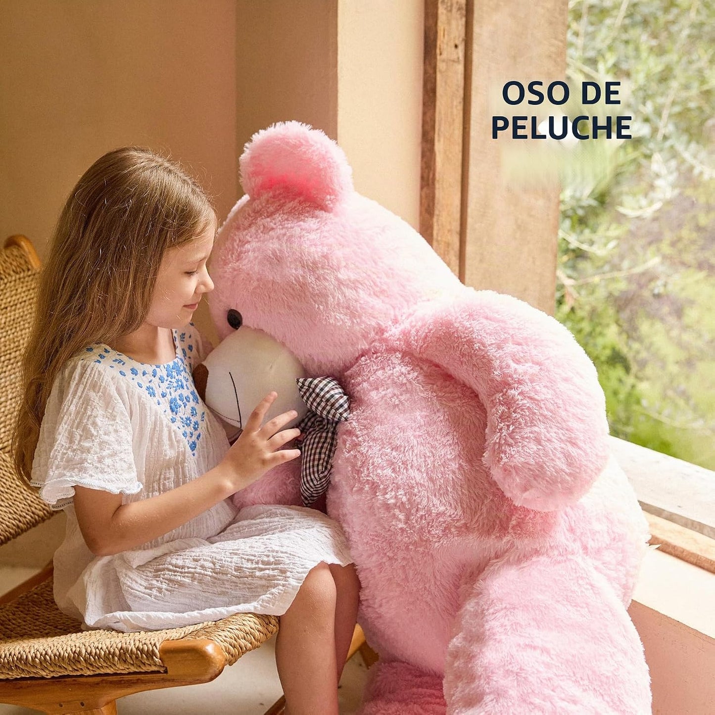 Oso de peluche gigante grande de 47 pulgadas, animales de peluche,...
