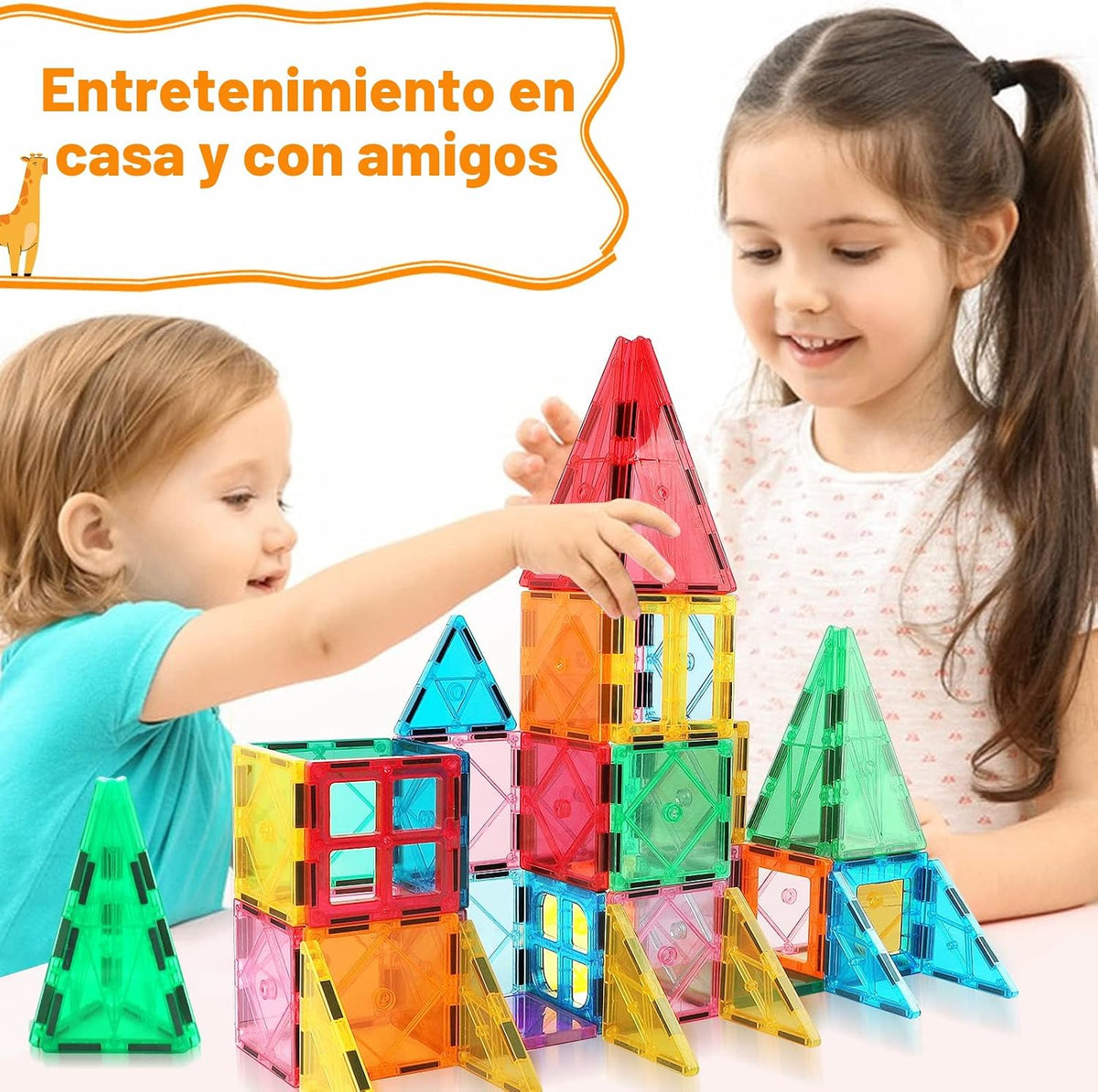 Mruikeny - Fichas magnéticas, bloques de construcción para niños y...
