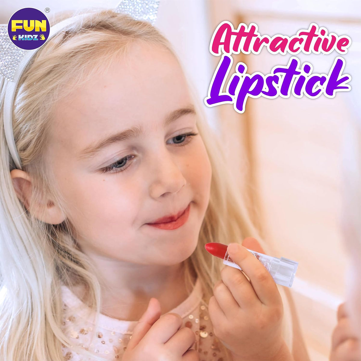 Kit de maquillaje para niños, FunKidz 60 piezas de juguetes cosméti...