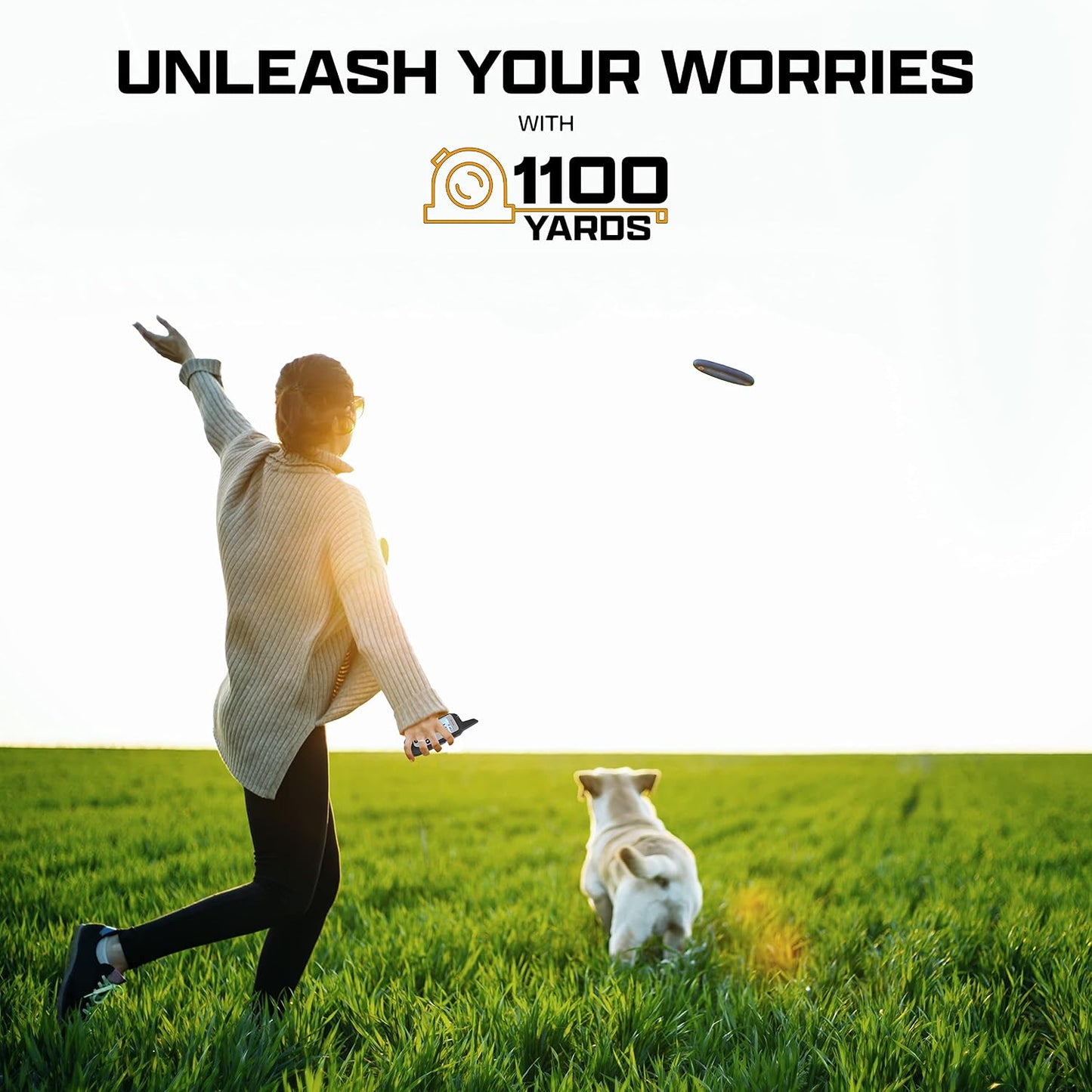 INVIROX - Collar de entrenamiento para perros con control remoto, c...