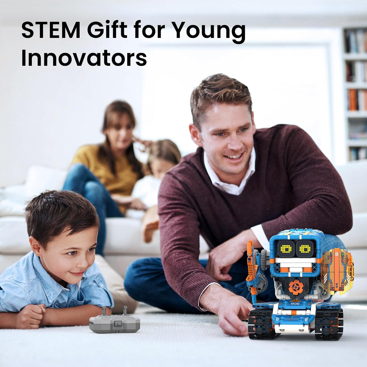 Sillbird Kit de robot de construcción con control remoto, regalos S...