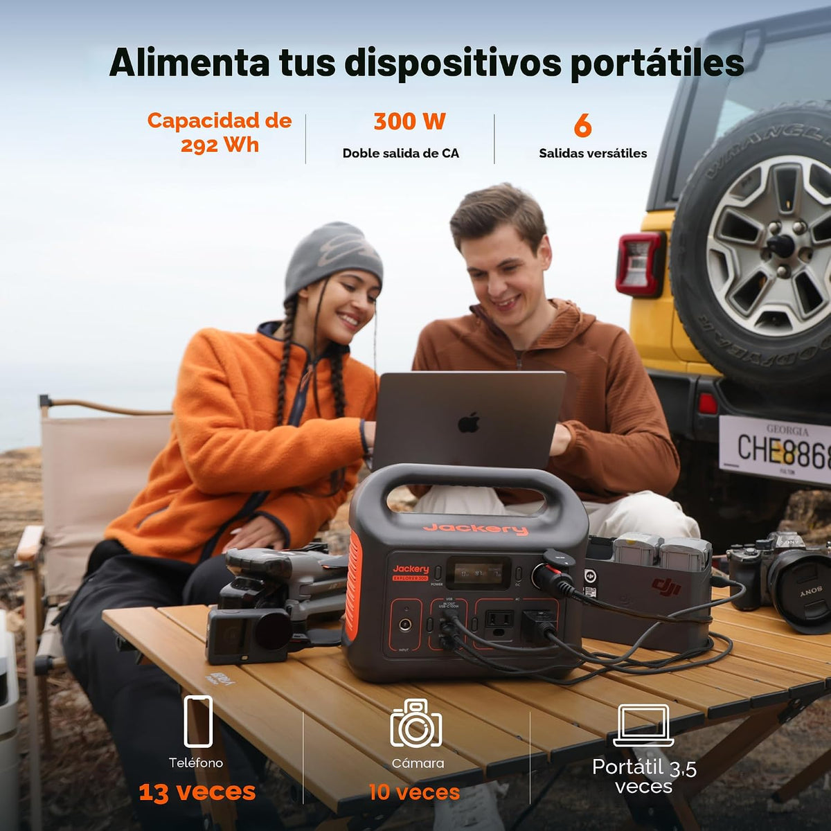 Jackery Estación de energía portátil Explorer 300 con bolsa de tran...