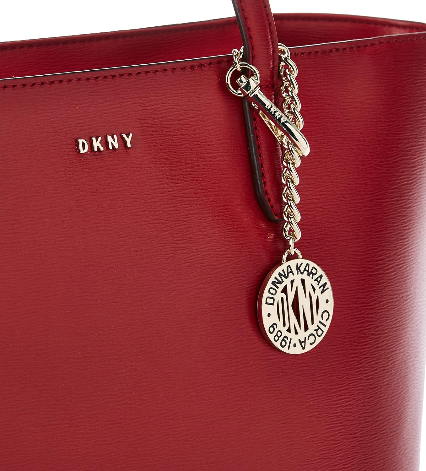 DKNY - Bolso de mano mediano de cuero para mujer Bryant | 15,2 pulg...