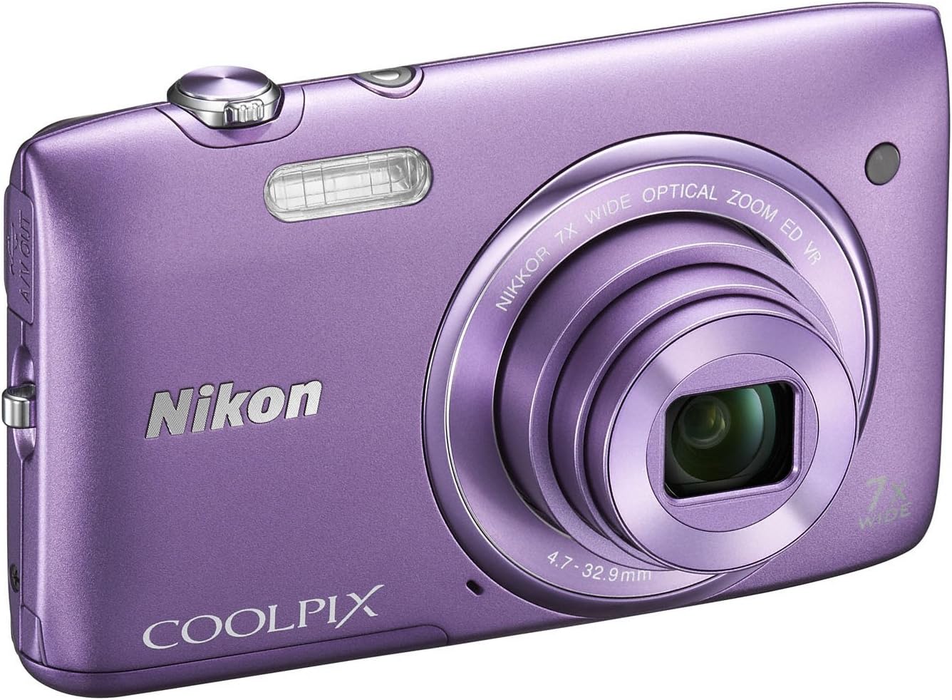 Nikon COOLPIX S3500 Cámara digital de 20,1 MP con zoom 7x (Morado)...