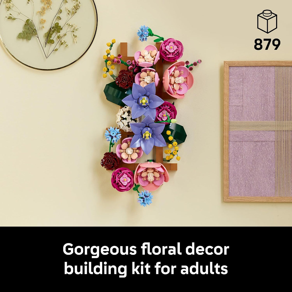 LEGO Botanicals 11503 - Decoración de pared de flores, juego de con...