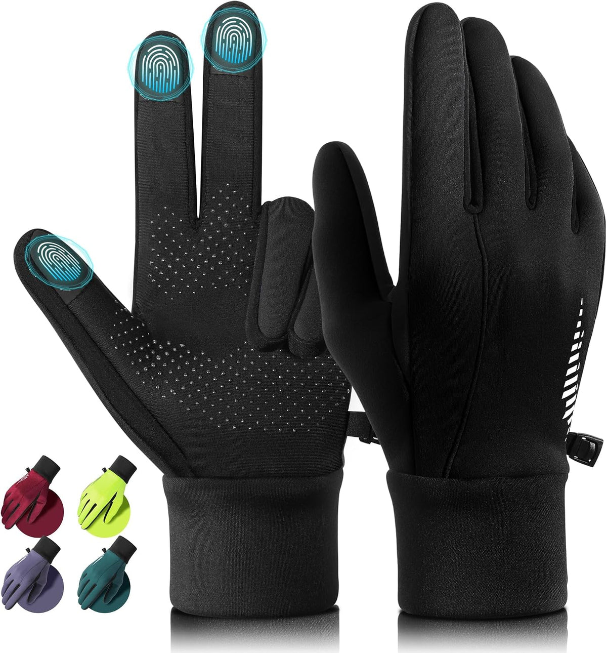 rivmount Guantes de invierno para mujeres y hombres, guantes de for...