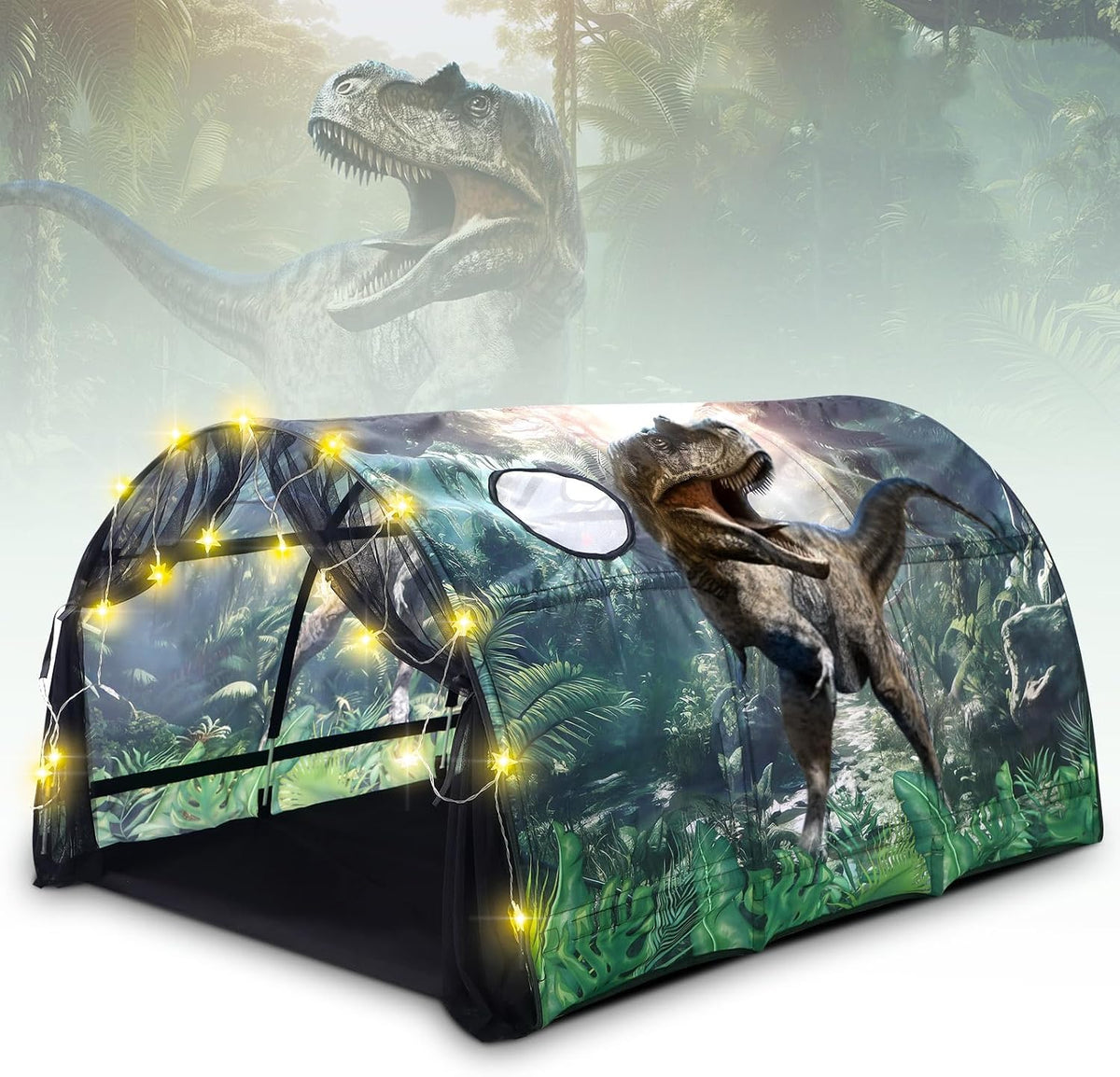 Wowangce Tienda de campaña de dinosaurio para niños, tienda grande...