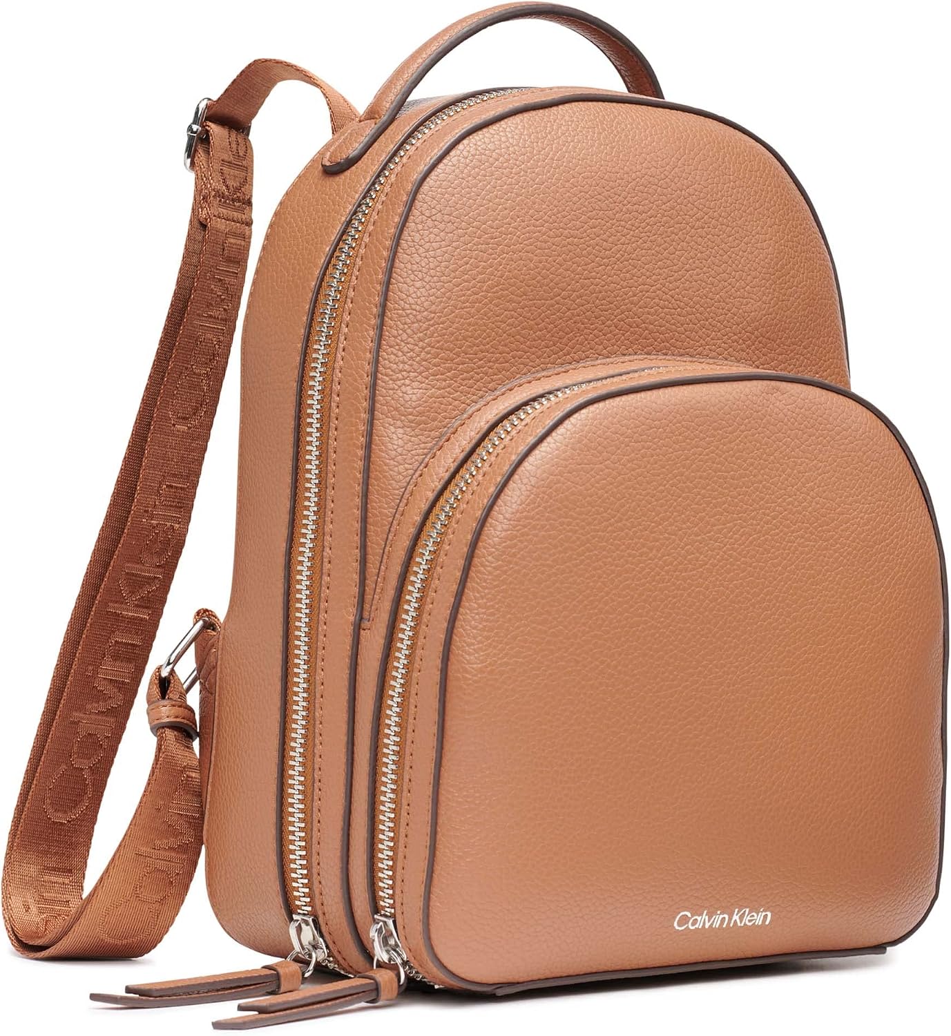 Calvin Klein, Caramelo | Mujer, 1 bolsillo, 2 bolsillos con cremall...