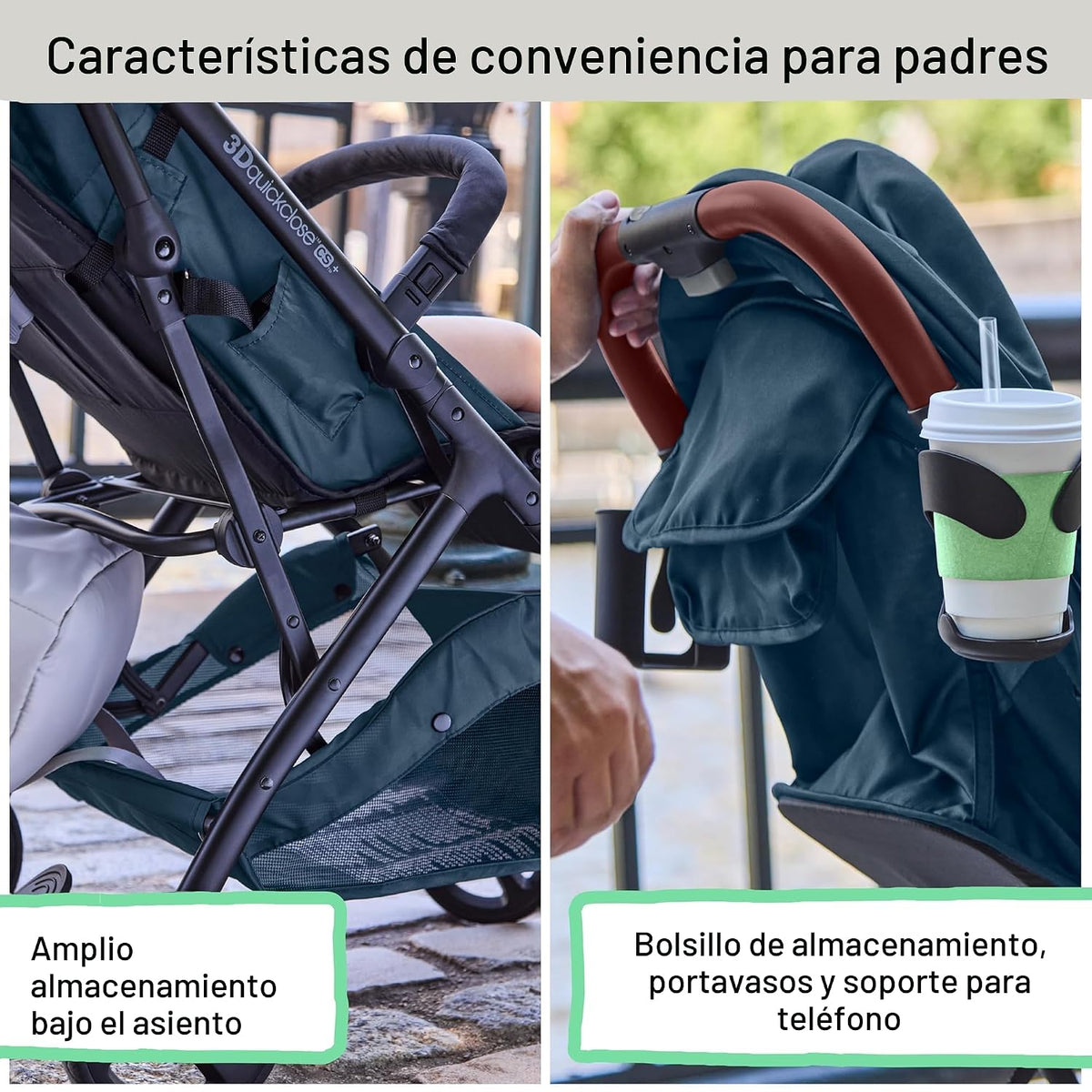 Ingenuity 3Dquickclose CS+ Cochecito plegable compacto \u2013 Coche...