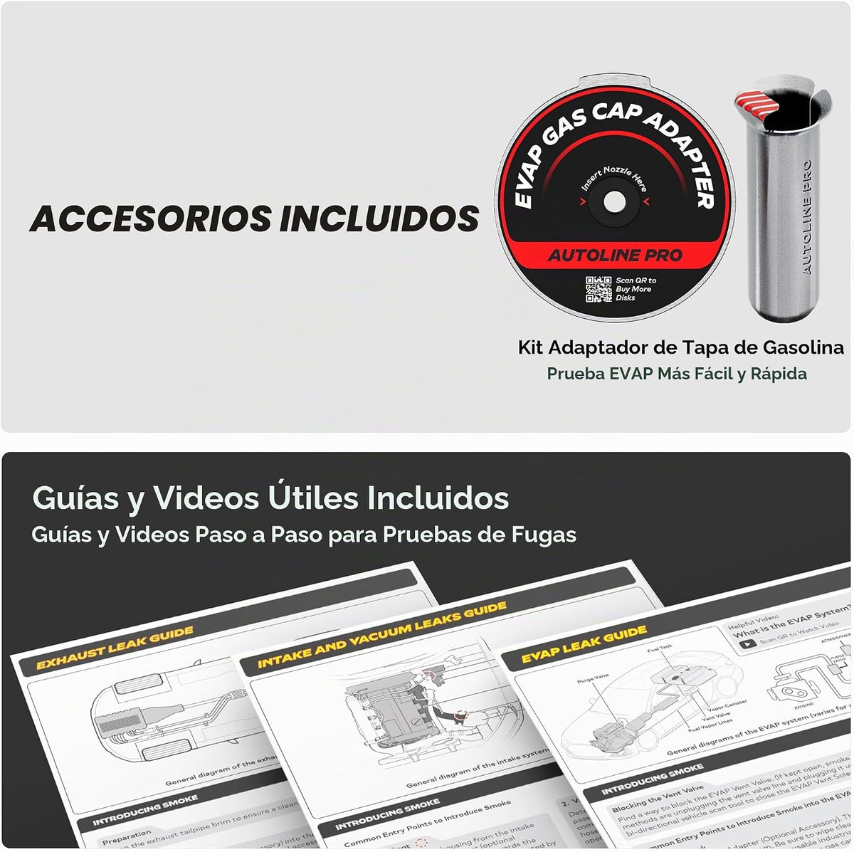 AutoLine Pro HyperSmoke™ Máquina de humo para automóviles, comproba...