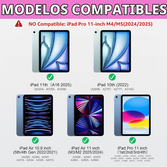WIWU Funda para iPad Air de 11 pulgadas con teclado A16 10ª generac...