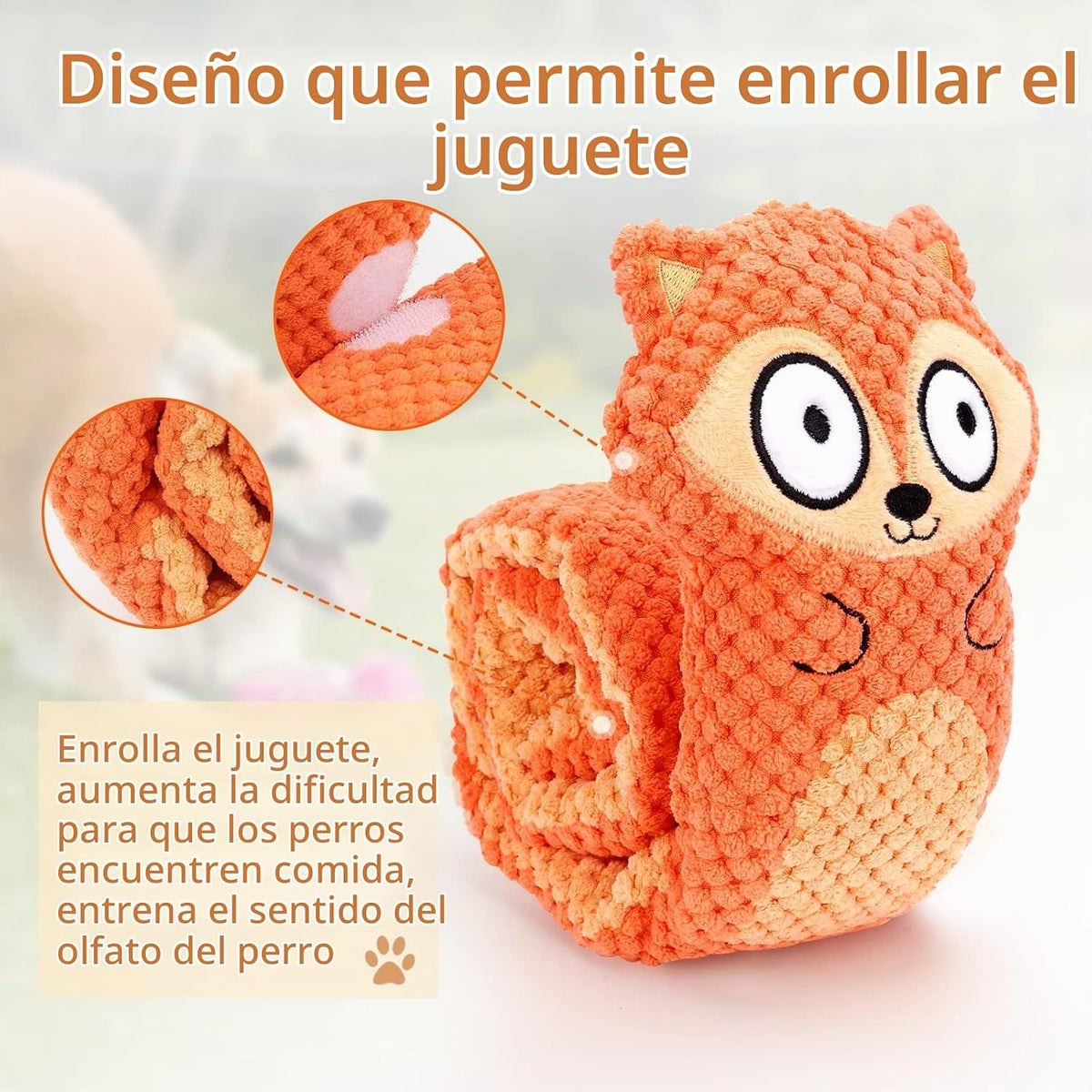 Letsmeet Juguetes de Perro Chirriantes Rompecabezas IQ Entrenamient...
