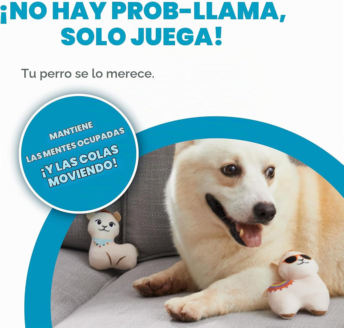 Outward Hound Hide A Llama - rompecabezas de peluche para perro