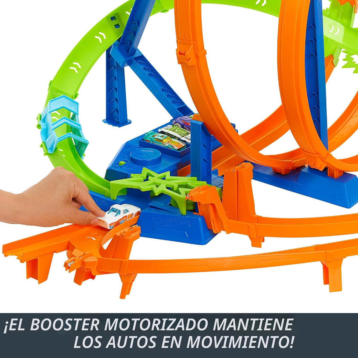 Hot Wheels Action Epic Crash Dash Track Playset y coche de juguete...