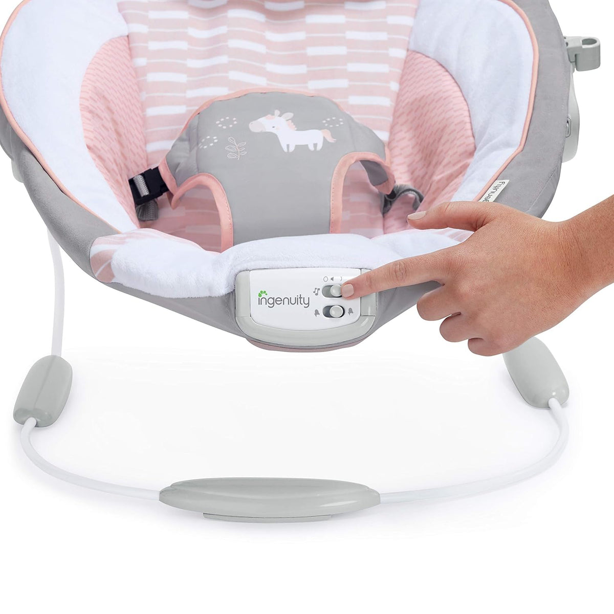 Ingenuity Hamaca Relajante para Bebé Asiento Infantil con Vibracion...