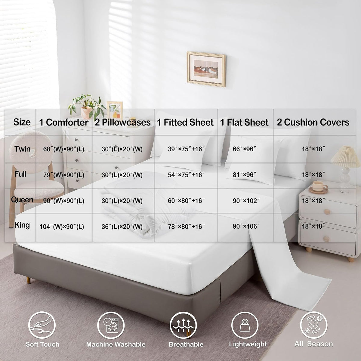 Erosebridal Y2K - Juego de ropa de cama de 8 bolas, estampado de gu...
