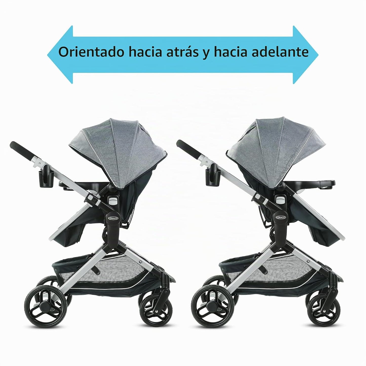 Graco Modes Nest Cochecito de bebé, 3 modos: Portabebés de asiento...