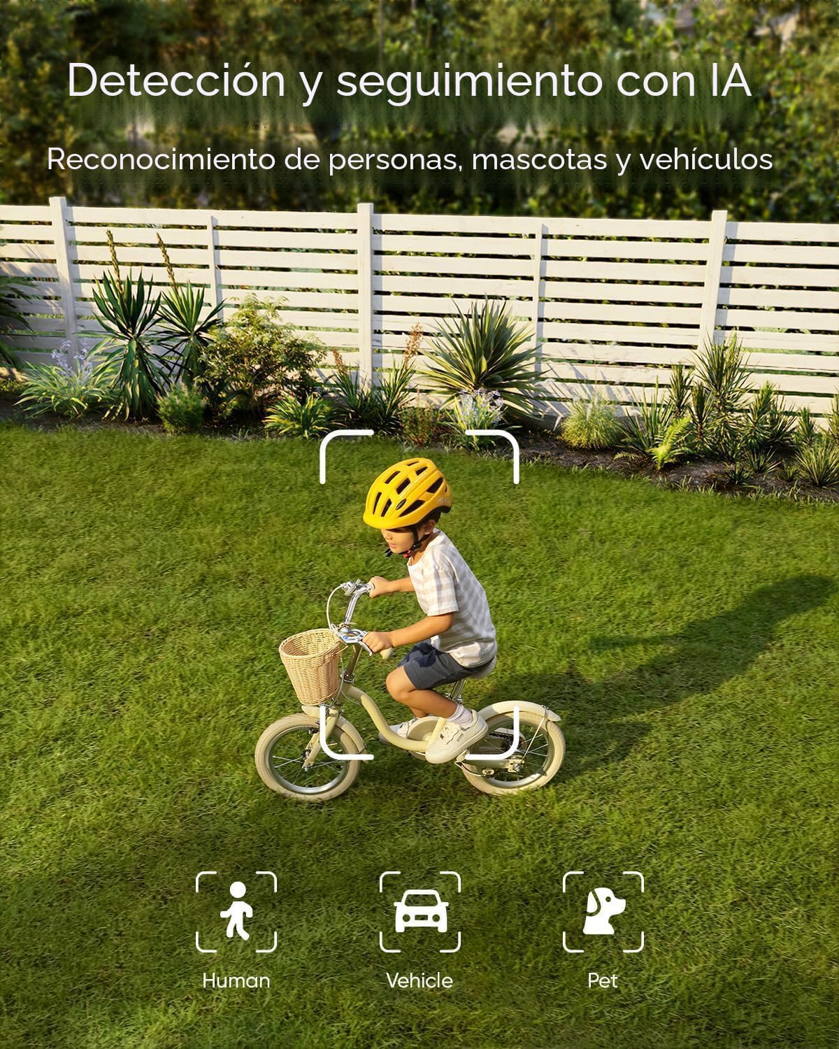 eufy Cámara con reflector E340 con cable de CA, cámara de seguridad...