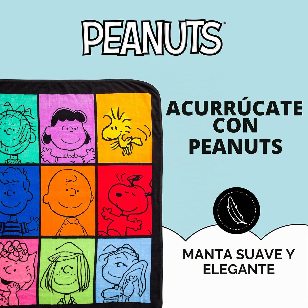 Silver Buffalo Peanuts con Pig-Pen, Lucy, Woodstock, Schroeder, Cha...