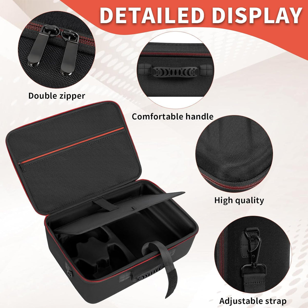 GMAK Estuche rígido de transporte para PS5, estuche protector, bols...