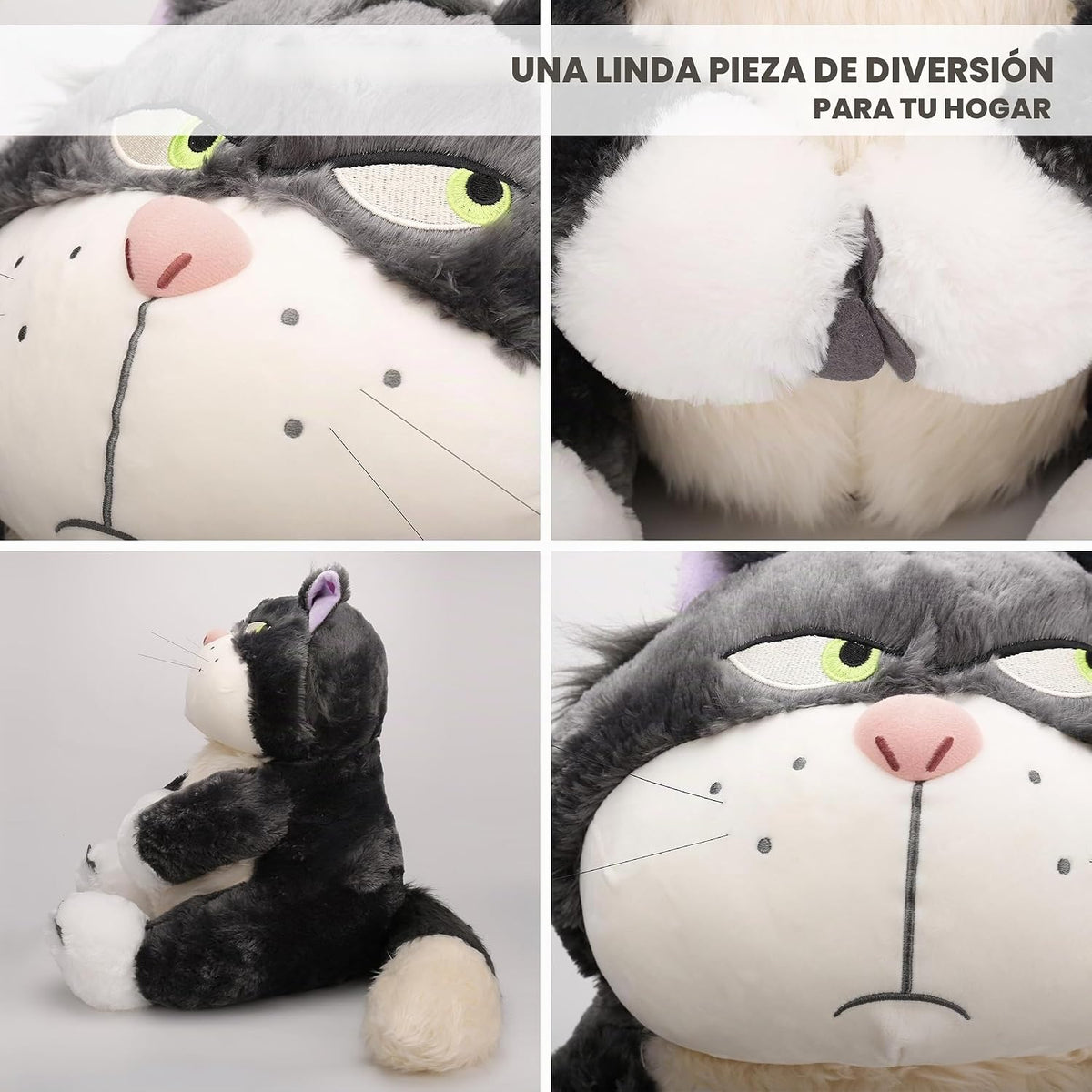 Juju Juguetes de Felpa Gato Gruñón (66 cm) - Peluche Gigante de Gat...