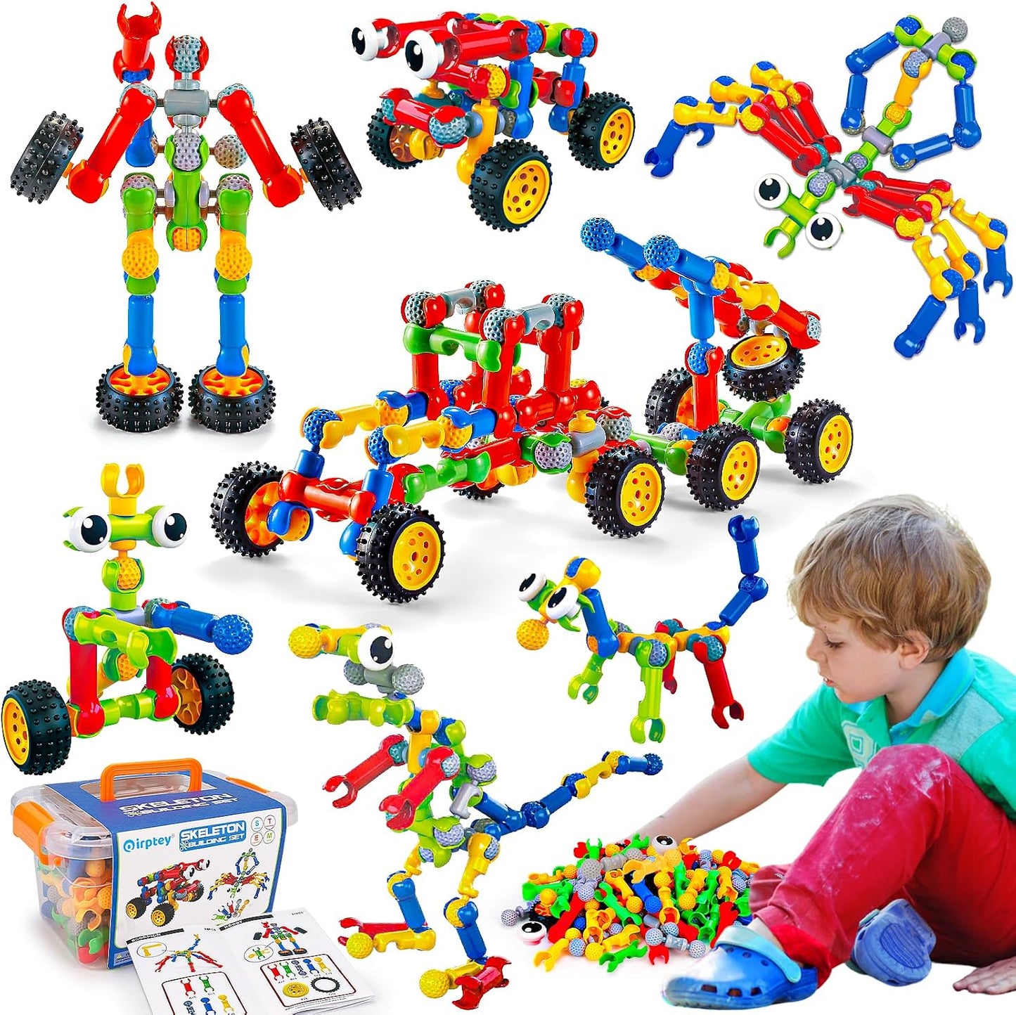 Juguetes de construcción STEM para niños de 3, 4, 5, 6, 7, 8+ años,...